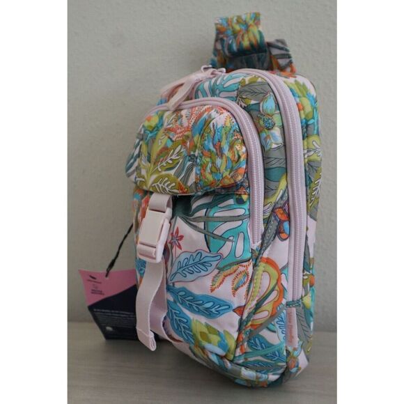 Vera Bradley 28024-X02 Women's Small Rain Forest Canopy Utility Sling Backpack - Picture 10 of 16